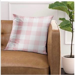 Ser of 4 Plaid Pink Decor Farmhouse Pillow Covers